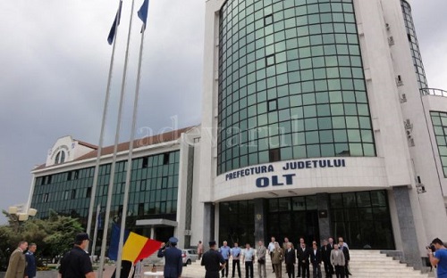 Jandarmii olteni primesc Drapelul de Luptă