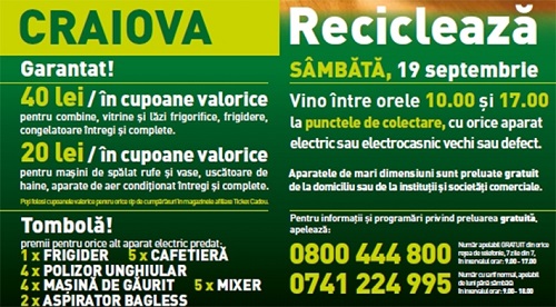 Curățenie de toamnă la Craiova