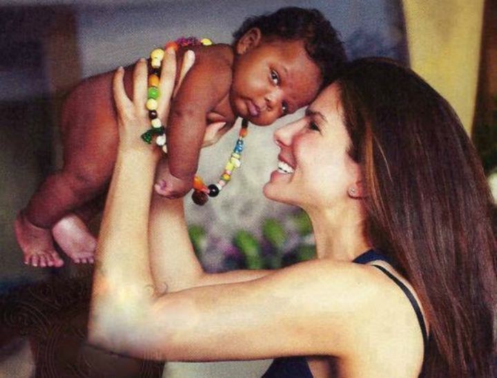 Picture of the Day: Sandra Bullock being an inspiring parent