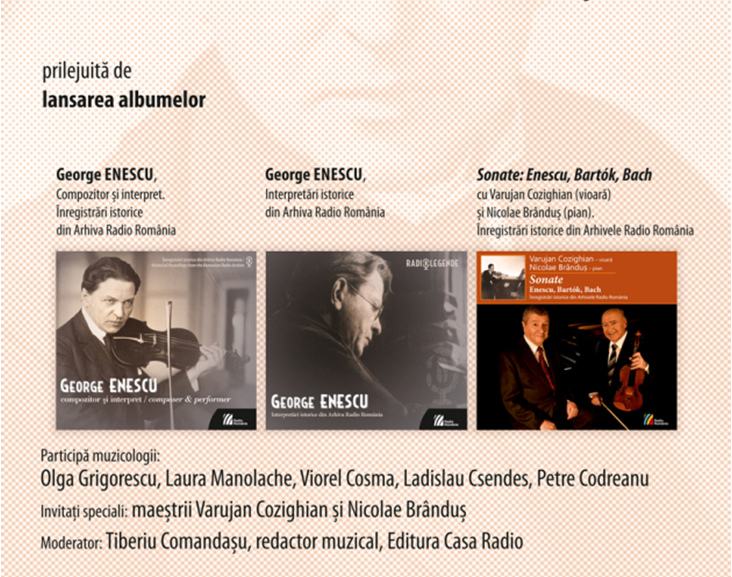George Enescu si interpetii sai istorici la Casa Radio