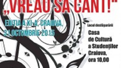 ,,Vreau să cânt!”