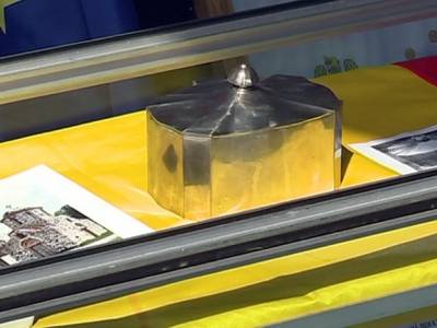 Caseta în care a fost transportată inima Reginei Maria, la Constanta!