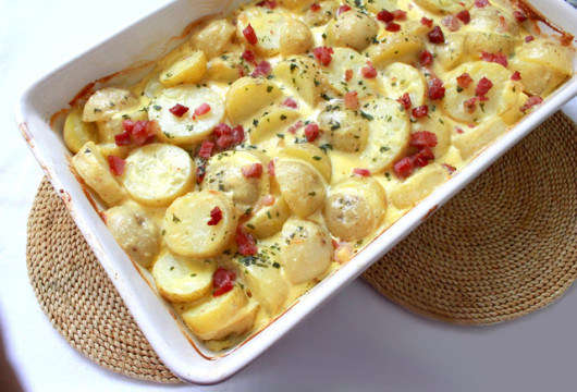 Reteta perfecta de pranz: cartofi alla carbonara!