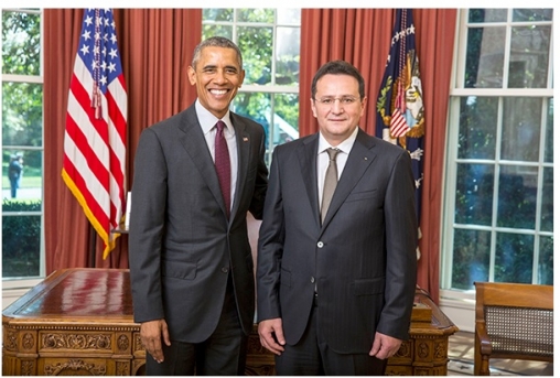 George Maior s-a intalnit cu Barack Obama