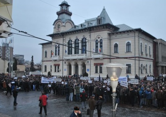 Miting programat la Târgu Jiu