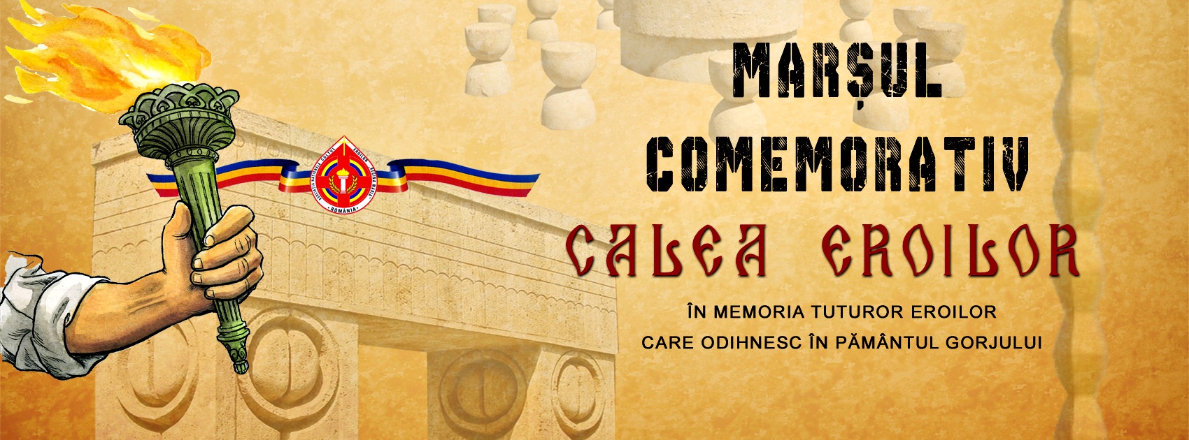 Mars comemorativ pe Calea Eroilor