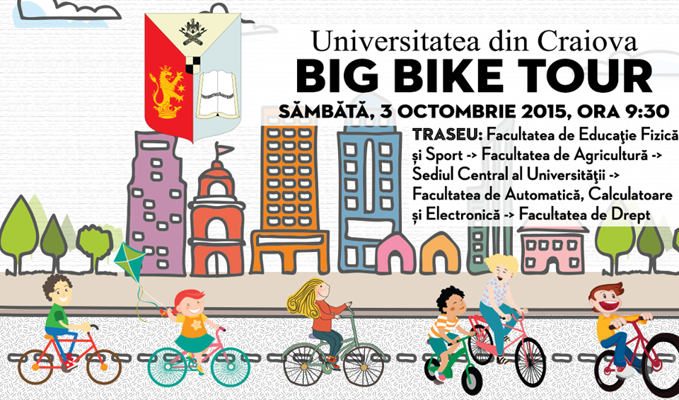 Big Bike Tour la Universitatea din Craiova