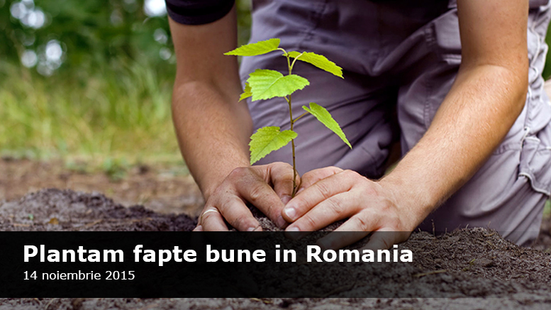 „Plantam fapte bune in Romania”