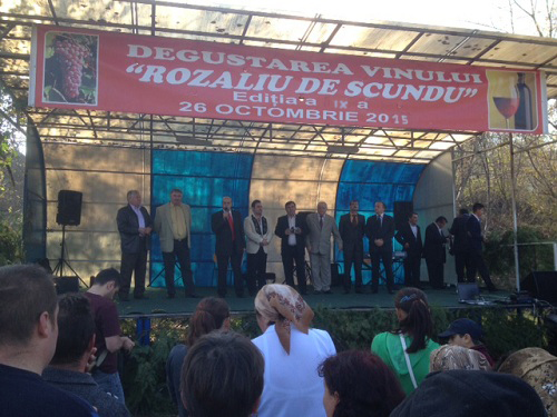 Degustarea vinului la Scundu