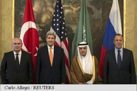 Întâlnire la Viena între SUA, Rusia, Turcia și Arabia Saudită