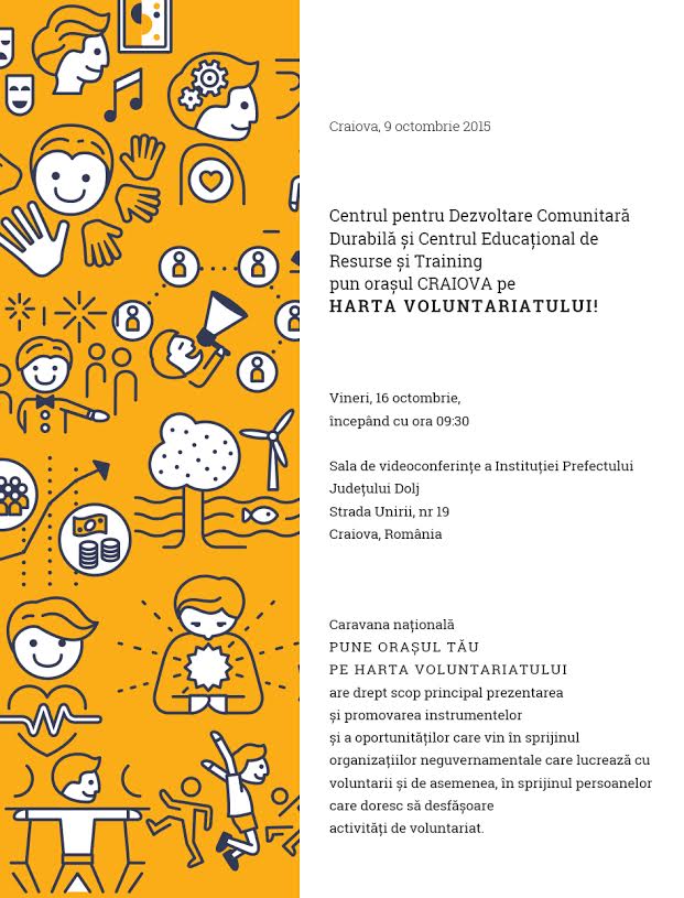 Pune orașul TĂU pe Harta Voluntariatului!
