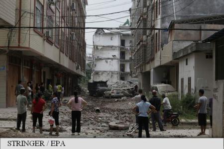 China: 17 morți în urma prăbușirii unei clădiri