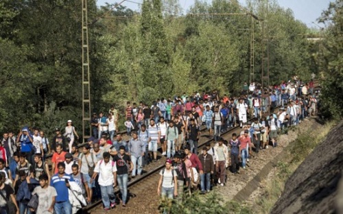 Azilanți ajunși în Austria