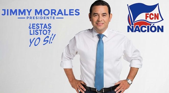 Un actor de comedie a devenit presedinte in Guatemala!