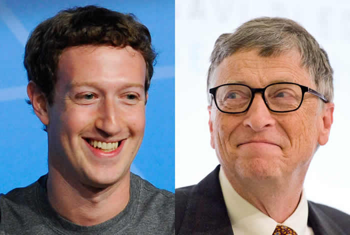 Mark Zuckerberg si Bill Gates isi unesc puterile!