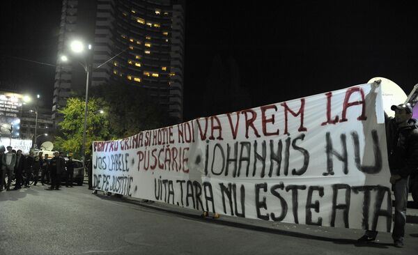 Protestatarii din Capitala s-au adunat din nou in Piata Universitatii