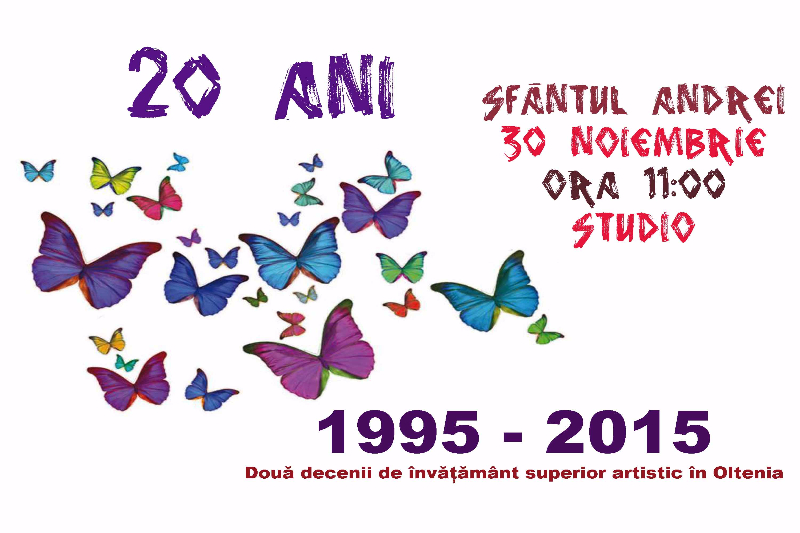 Doua decenii de invatamant superior artistic in Oltenia