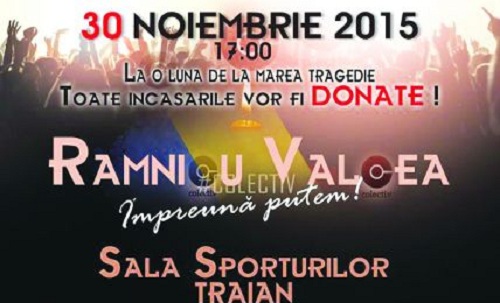 Concert caritabil la Vâlcea