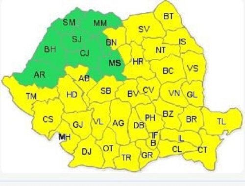 Oltenia: Galben peste tot!