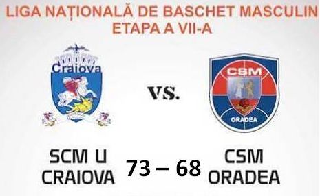 Baschet (m): Craiova pe primul loc în Liga Națională