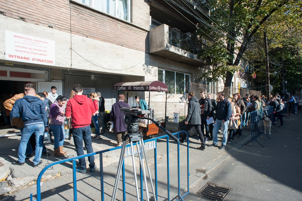 Peste 1.500 de persoane au donat sange in weekend