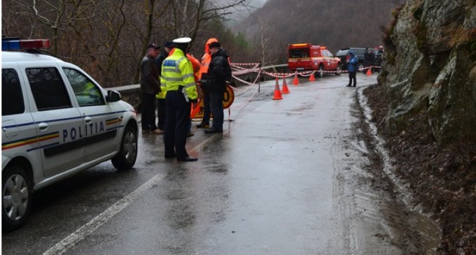 Surpare de teren la Valcea