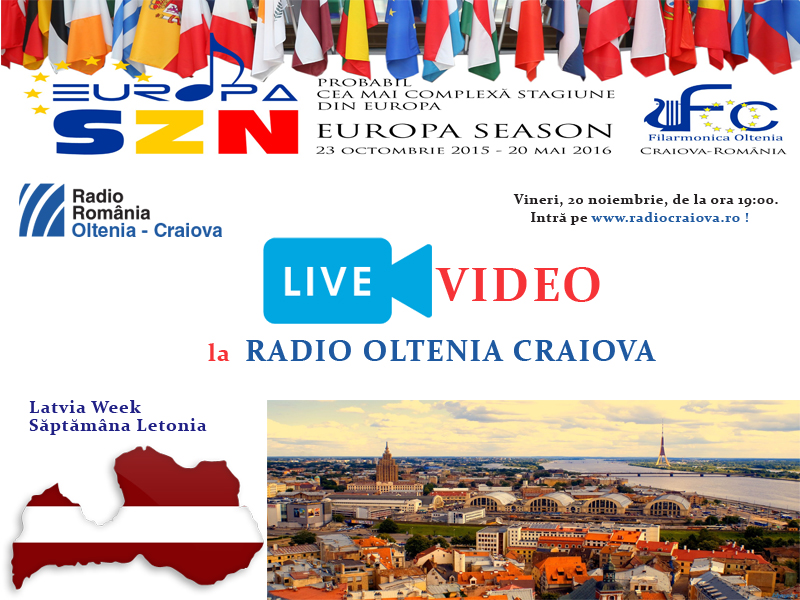 Europa Season: Saptamana Letonia la Filarmonica Oltenia