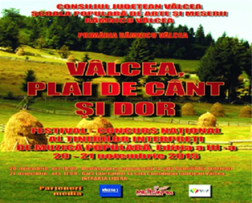 „Vâlcea, plai de cânt şi dor”