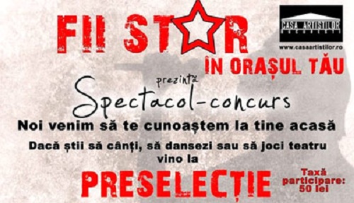 FII STAR ÎN ORAȘUL TĂU