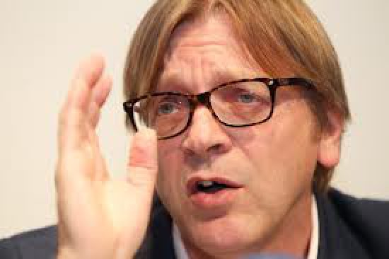 Guy Verhofstad a postat un mesaj