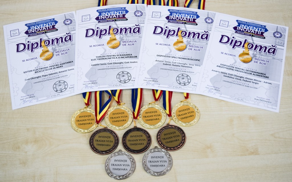 Aur și argint pentru inventatorii români la Salonul Internațioanl INNOVA