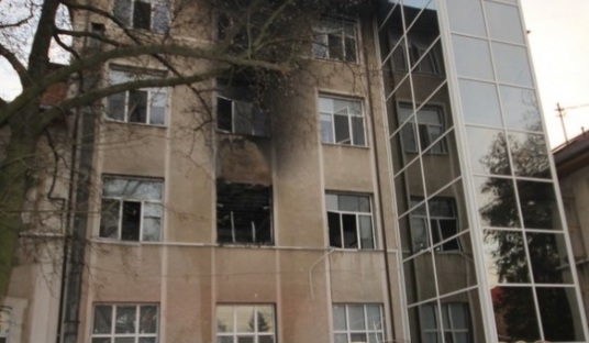 Incendiu în spitalul din Simeria