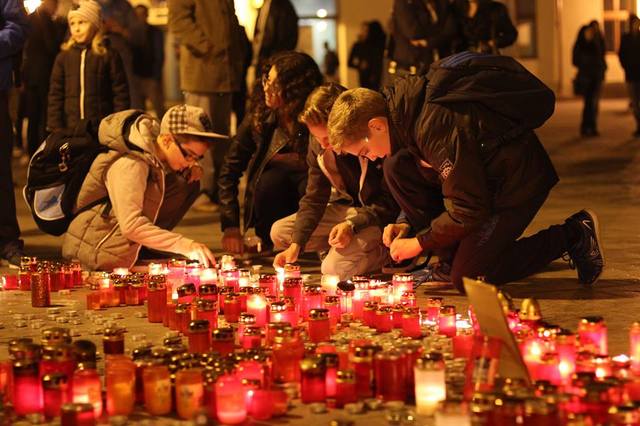 Miting aseară la Târgu Jiu