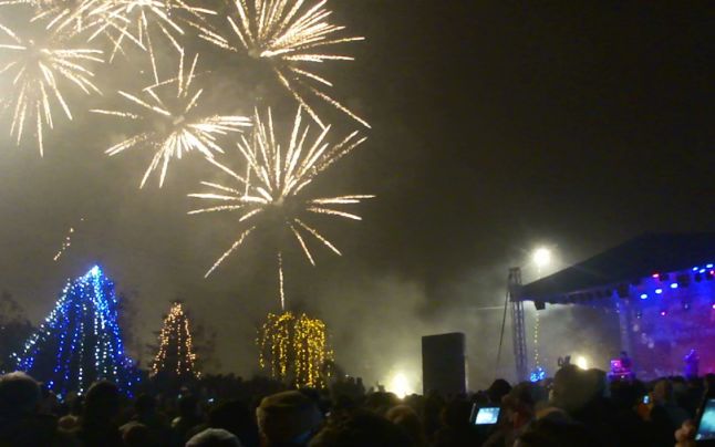 Revelion pe esplanada Slatinei