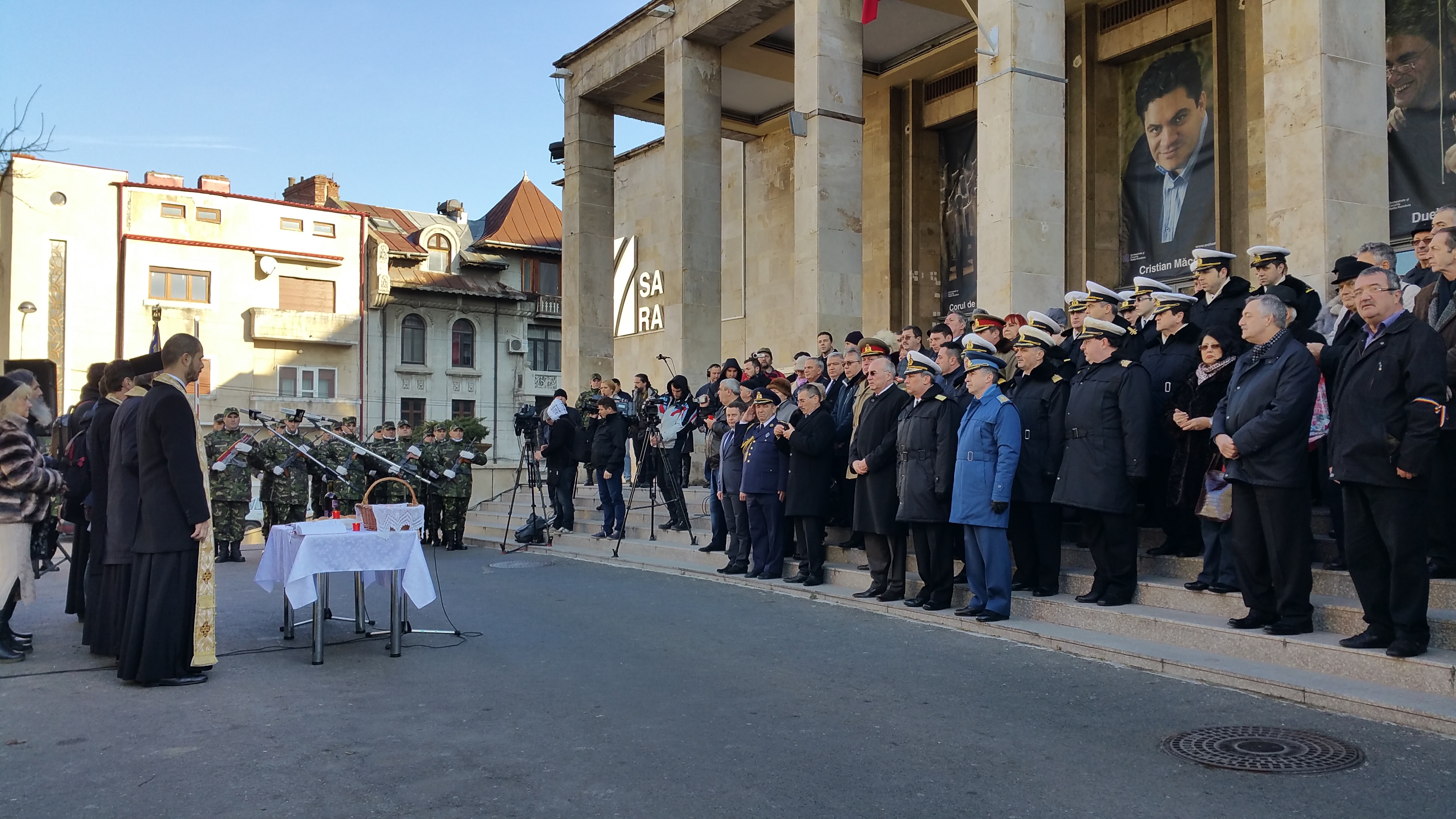 Ceremonie dedicata eroilor Revolutiei la Radiodifuziunea Romana