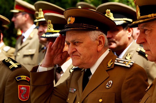 Protest al cadrelor militare (audio)