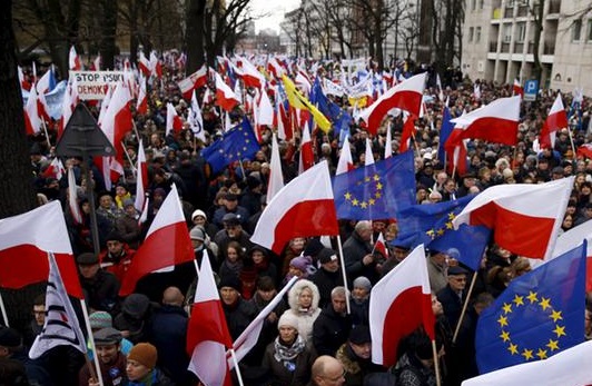 Demonstrații în Polonia