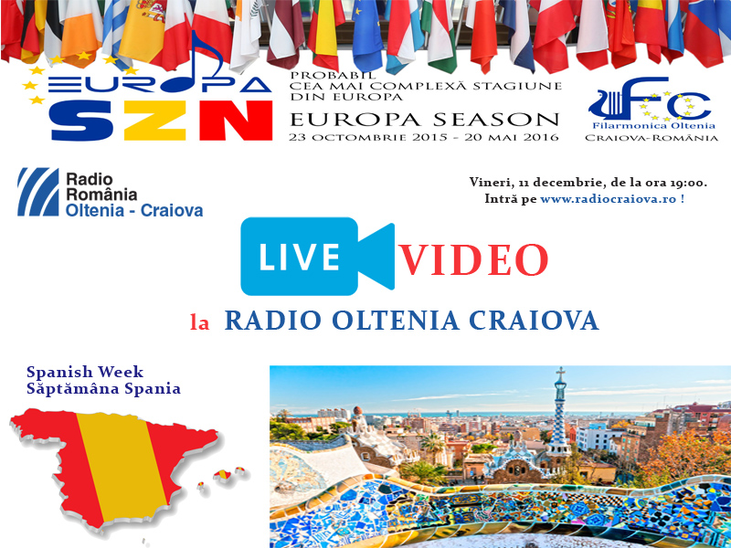 Acorduri romantice din Spania la Filarmonica Oltenia