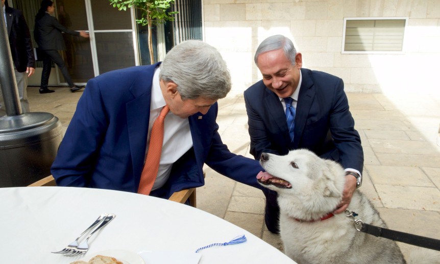Catelul premierului israelian, plasat in carantina dupa ce a muscat doi politicieni!