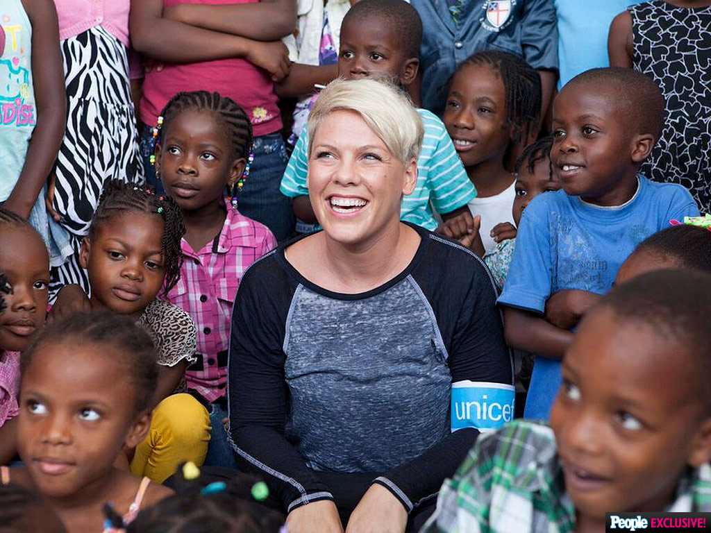 Pink a fost numita Ambasadoare UNICEF