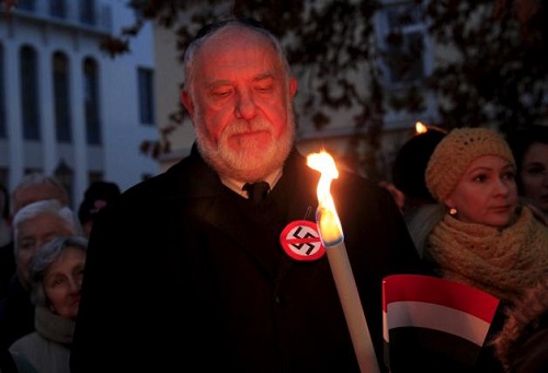 Protest antinazist în Ungaria