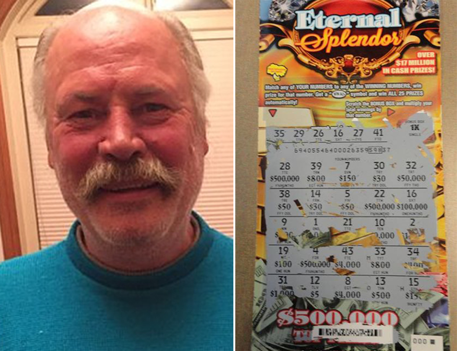 Un om al strazii a castigat jumatate de milion de dolari la loterie!