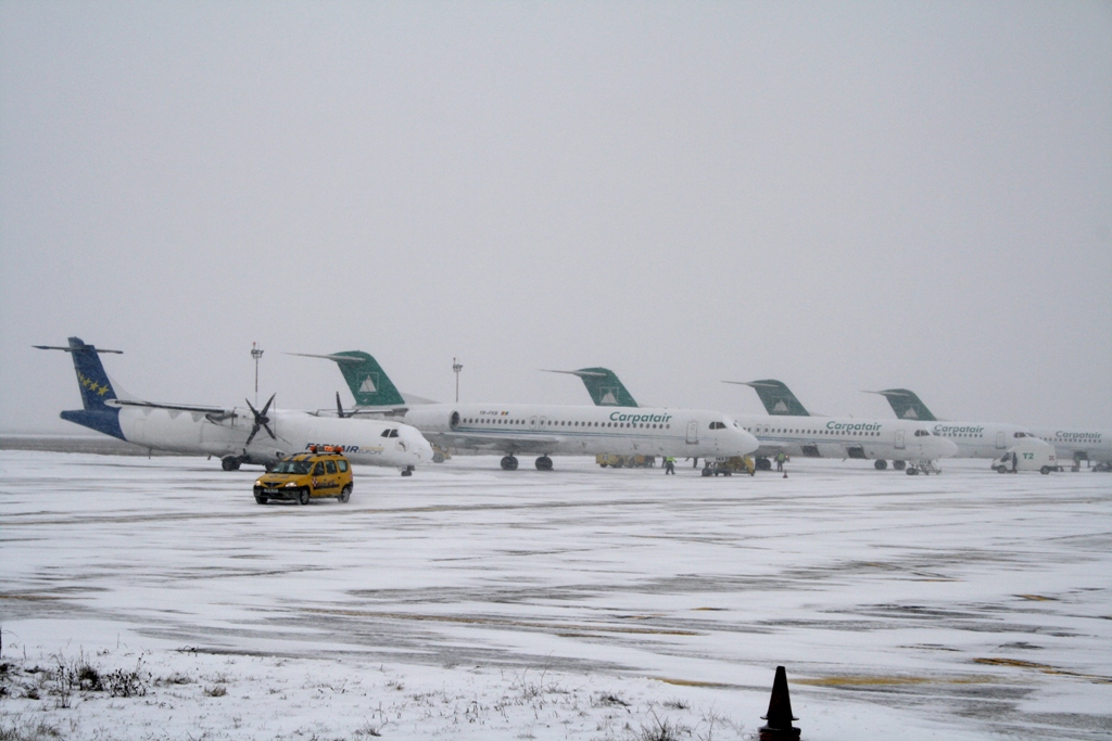 Circulatie în condiţii de iarnă pe aeroporturi
