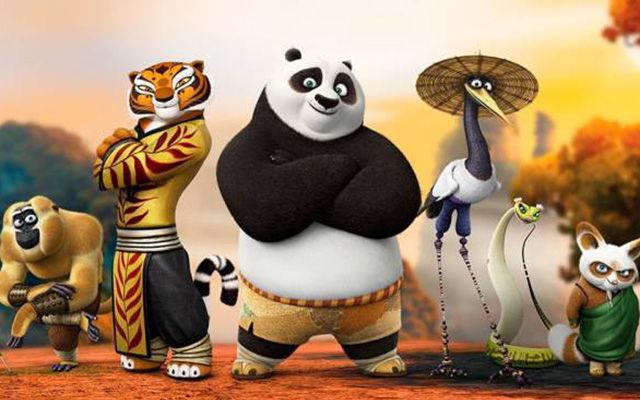 Kung Fu Panda 3 a avut premiera la Hollywood