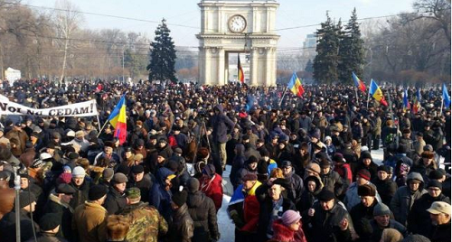 Proteste la Chișinău (audio)