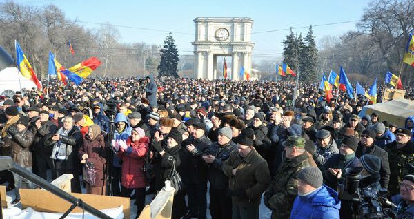 Proteste de amploare la Chișinău