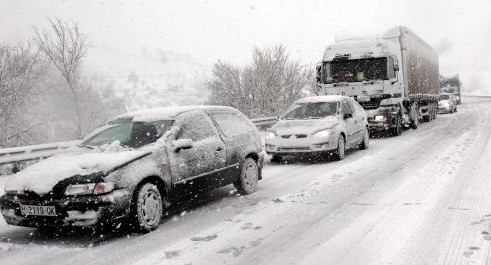 Circulatie intrerupta pe Aurostrada Soarelui