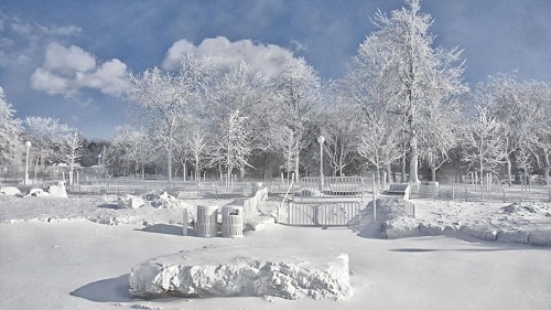 Minus 29,5 grade Celsius la Întorsura Buzăului!