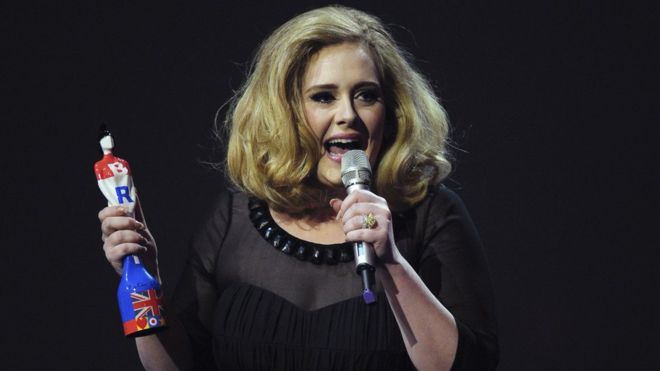 Adele, marea castigatoare la Brit Awards 2016