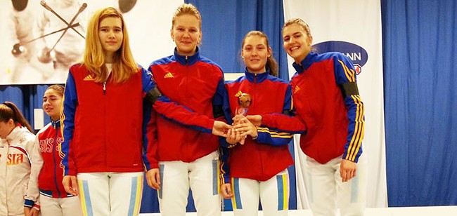 Patru spadasine romance participa la etapa din Circuitul European de cadeti de la Helsinki